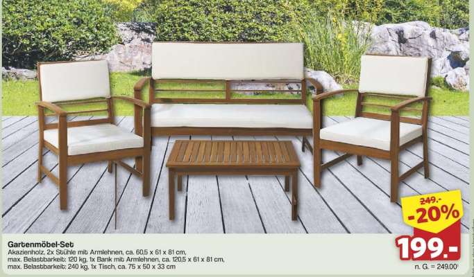 Gartenmöbel-Set