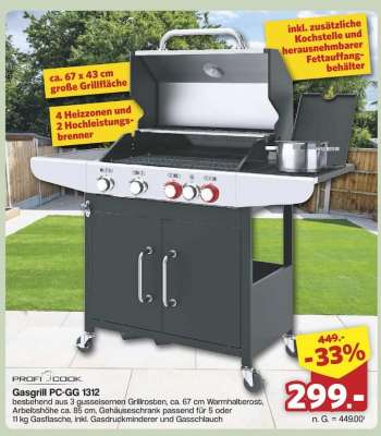 Gasgrill PC-GG 1312