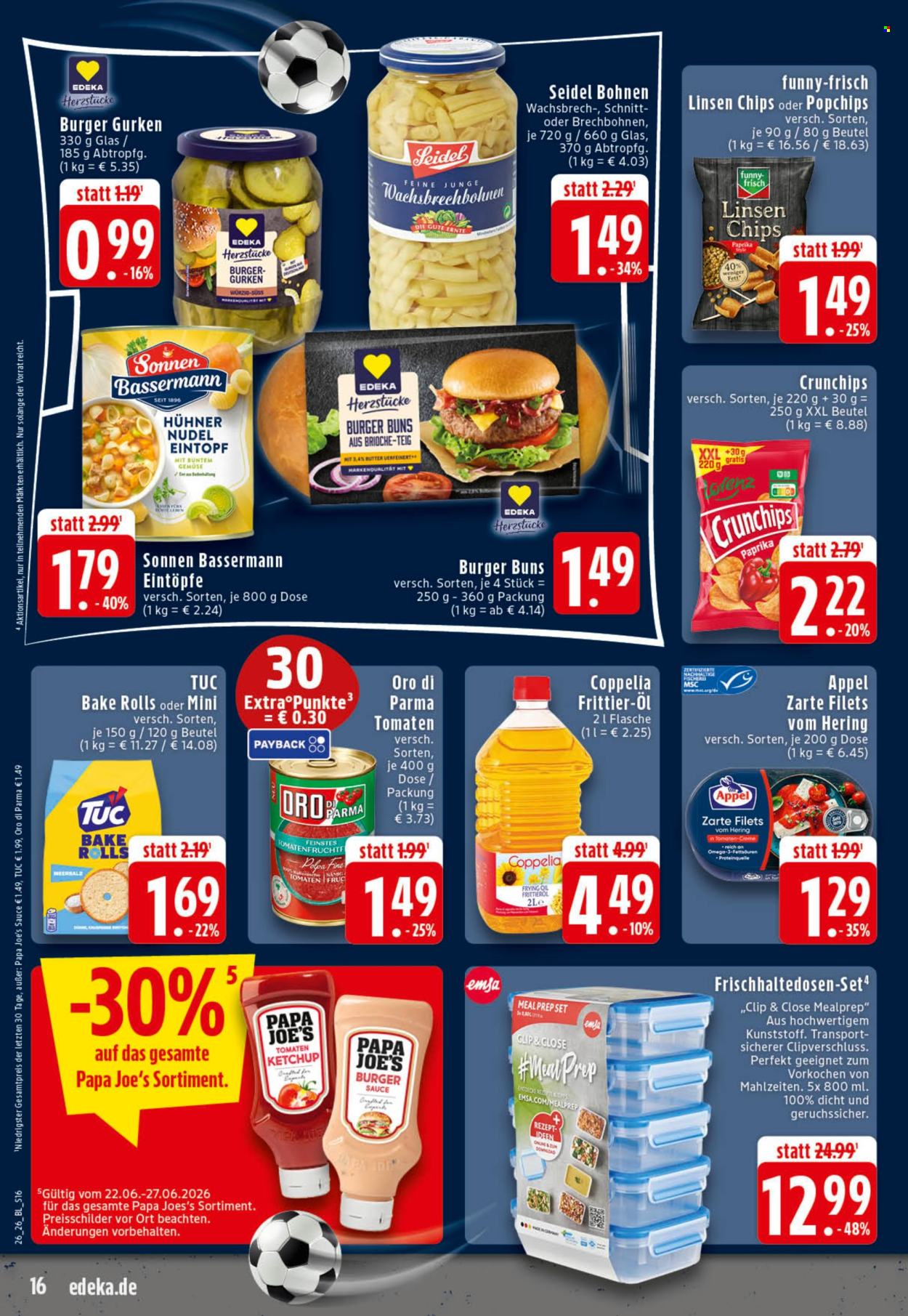 Edeka Prospekte  - 22.06.2026 - 27.06.2026. Seite 16