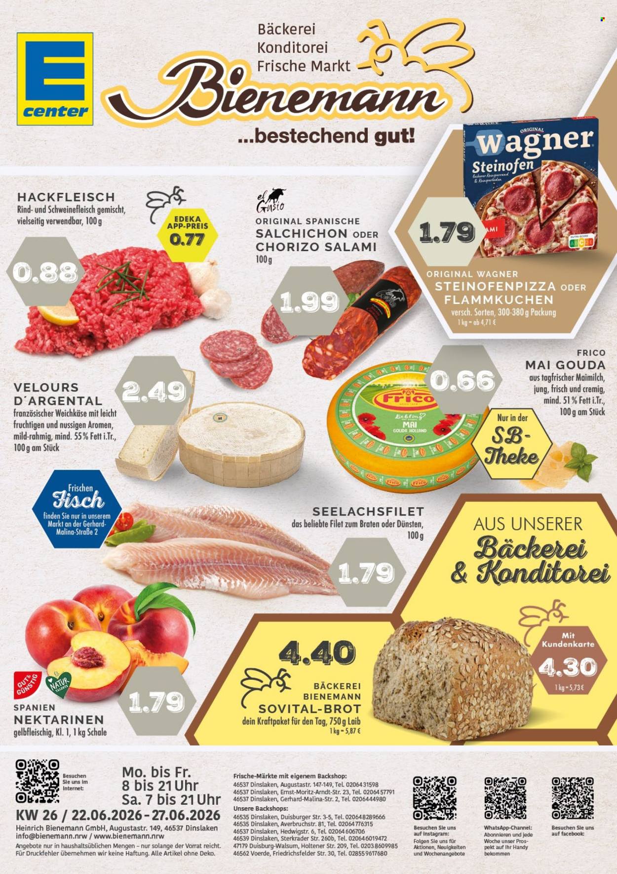 E center Prospekte  - 22.06.2026 - 27.06.2026. Seite 1