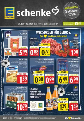 Prospekte Edeka - 22.06.2026 - 27.06.2026.