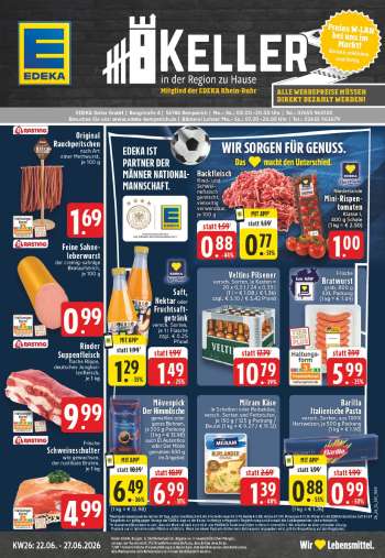 Prospekte Edeka - 22.06.2026 - 27.06.2026.