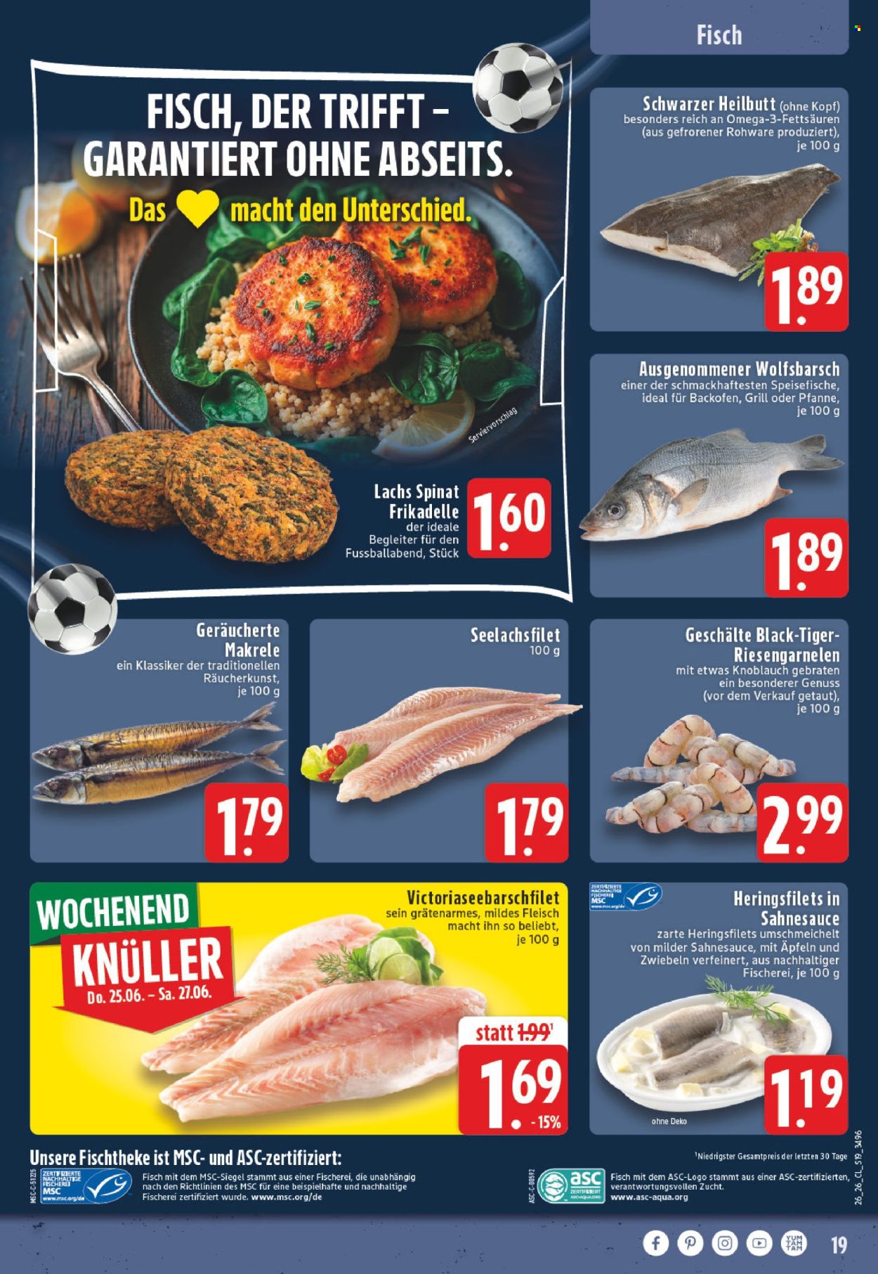 Edeka Prospekte  - 22.06.2026 - 27.06.2026. Seite 19