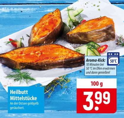 Heilbutt Mittelstücke