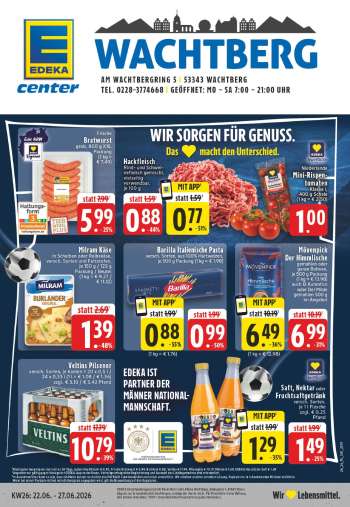 Prospekte E center - 22.06.2026 - 27.06.2026.