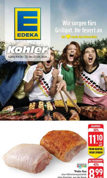 Prospekte Edeka - 22.06.2026 - 27.06.2026.