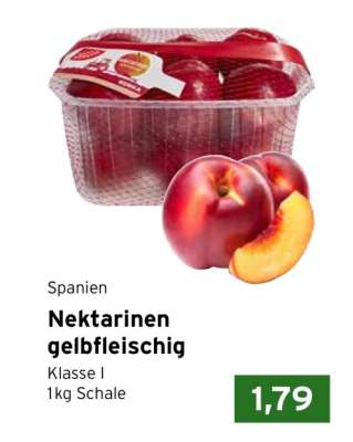 Nektarinen gelbfleischig