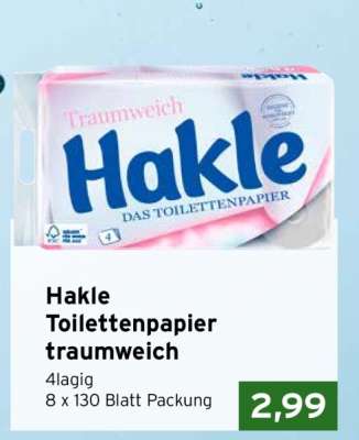 Hakle Toilettenpapier Traumweich