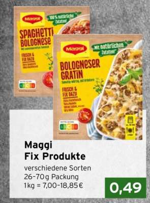 Maggi Fix Produkte