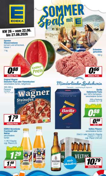 Prospekte Edeka - 22.06.2026 - 27.06.2026.