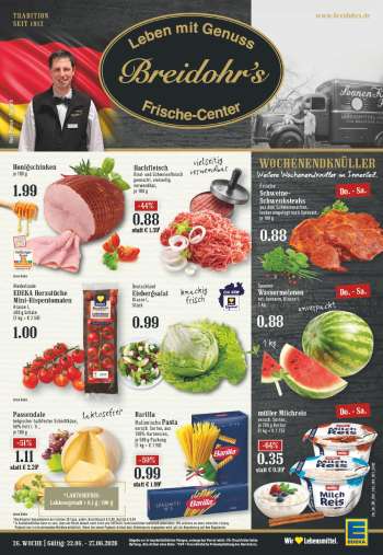 Prospekte E center - 22.06.2026 - 27.06.2026.