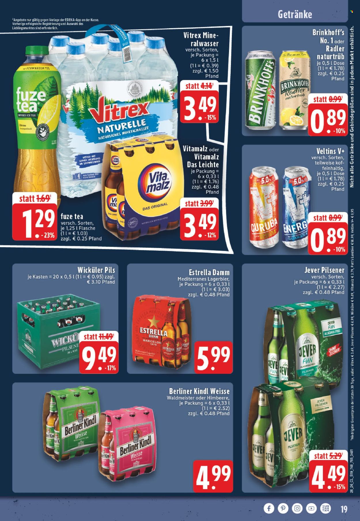 Edeka Prospekte  - 22.06.2026 - 27.06.2026. Seite 19