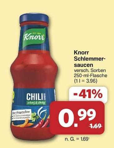 Knorr Schlemmersaucen