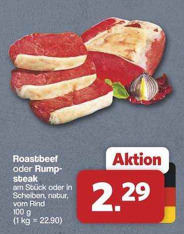 Roastbeef oder Rumpsteak