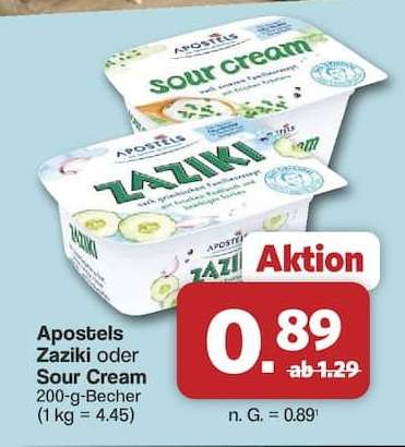 Apostels Zaziki oder Sour Cream