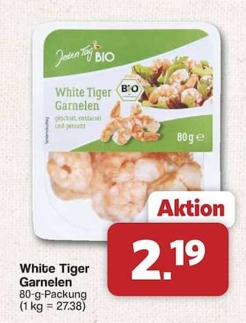 White Tiger Garnelen
