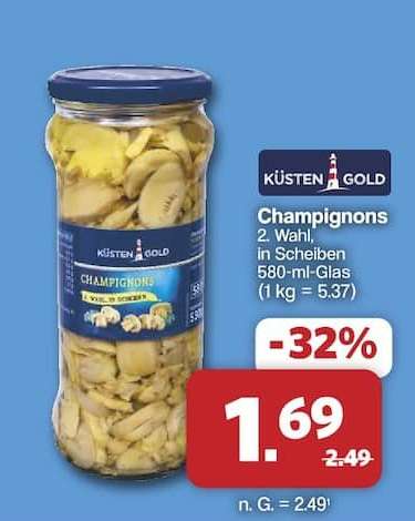 Küsten Gold Champignons