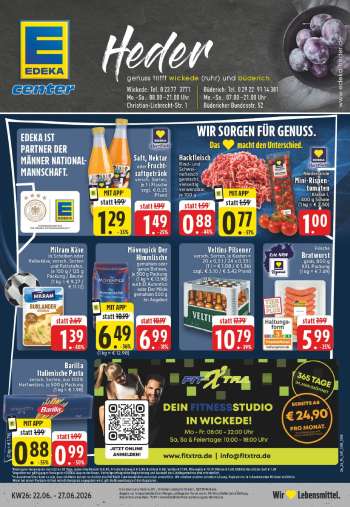 Prospekte Edeka - 22.06.2026 - 27.06.2026.