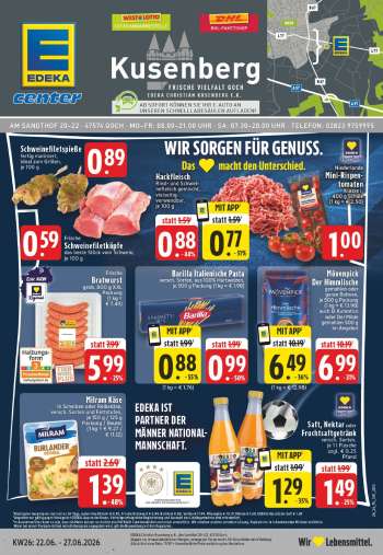 Prospekte Edeka - 22.06.2026 - 27.06.2026.
