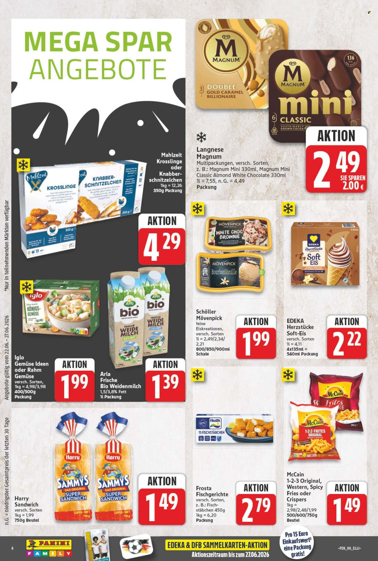 Edeka Prospekte  - 22.06.2026 - 27.06.2026. Seite 6