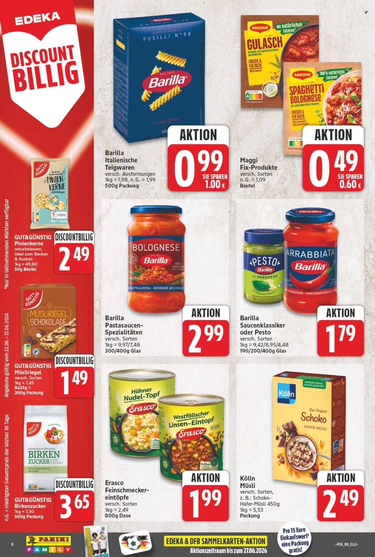 Edeka Prospekte  - 22.06.2026 - 27.06.2026. Seite 8
