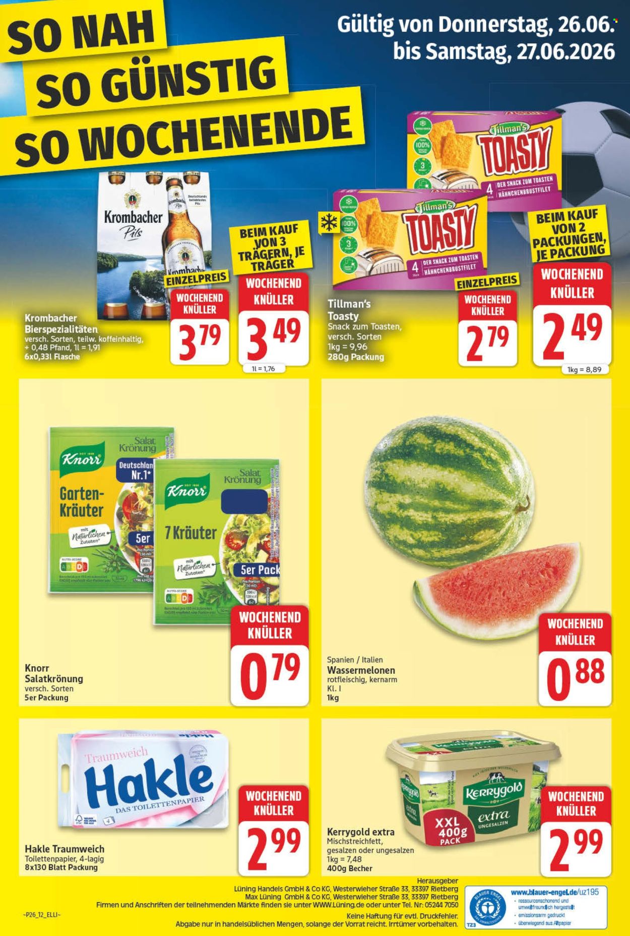 Edeka Prospekte  - 22.06.2026 - 27.06.2026. Seite 12