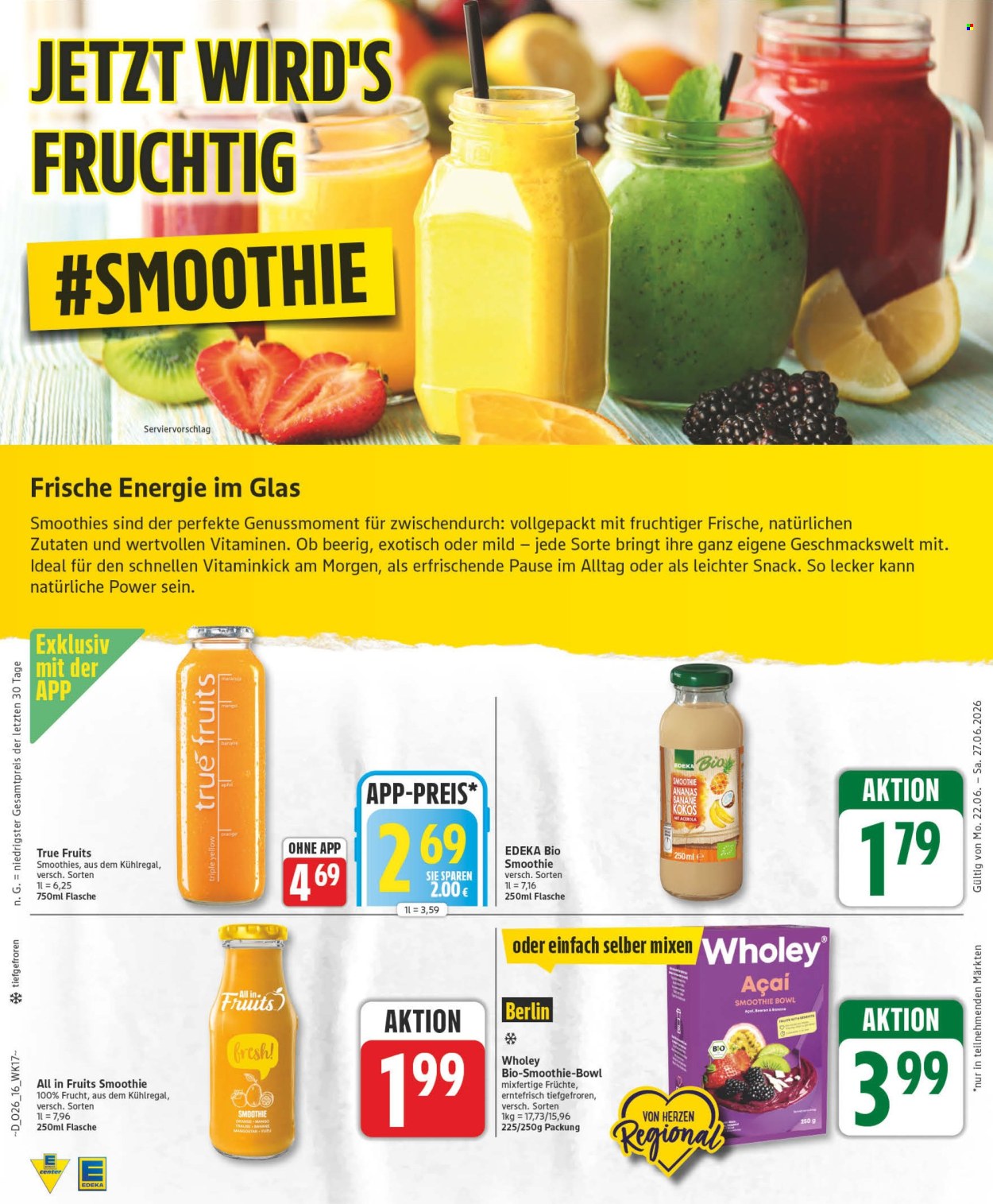 Edeka Prospekte  - 22.06.2026 - 27.06.2026. Seite 16