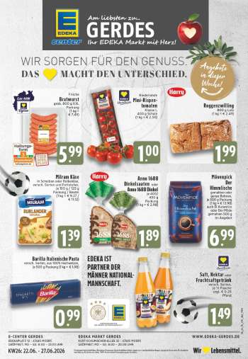 Prospekte E center - 22.06.2026 - 27.06.2026.