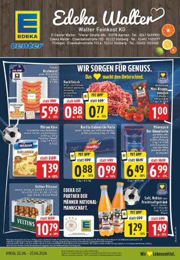 Prospekte E center - 22.06.2026 - 27.06.2026.