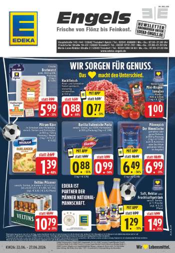 Prospekte Edeka - 22.06.2026 - 27.06.2026.