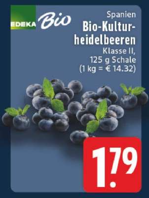 Bio Kulturheidelbeeren