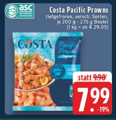 Costa Pacific Prawns