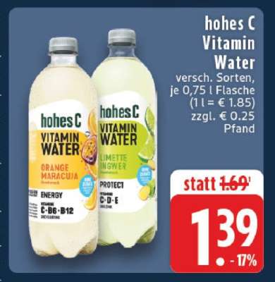 HOHES C Vitamin Water