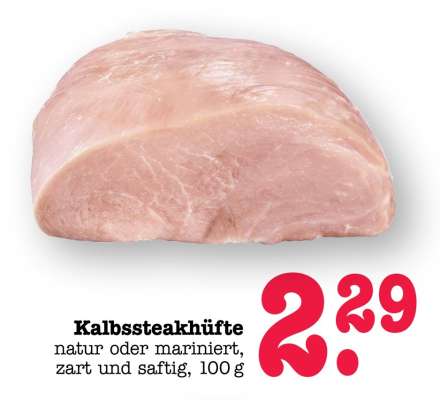 Kalbssteakhüfte