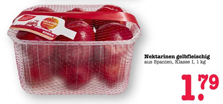 Nektarinen gelbfleischig
