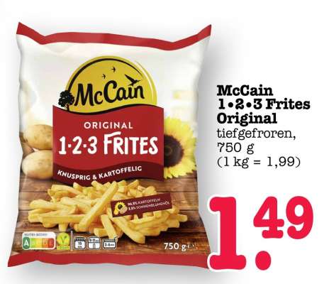McCain 1-2-3 Frites Original