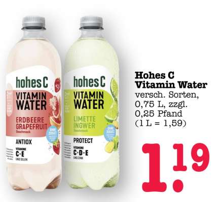 HOHES C Vitamin Water
