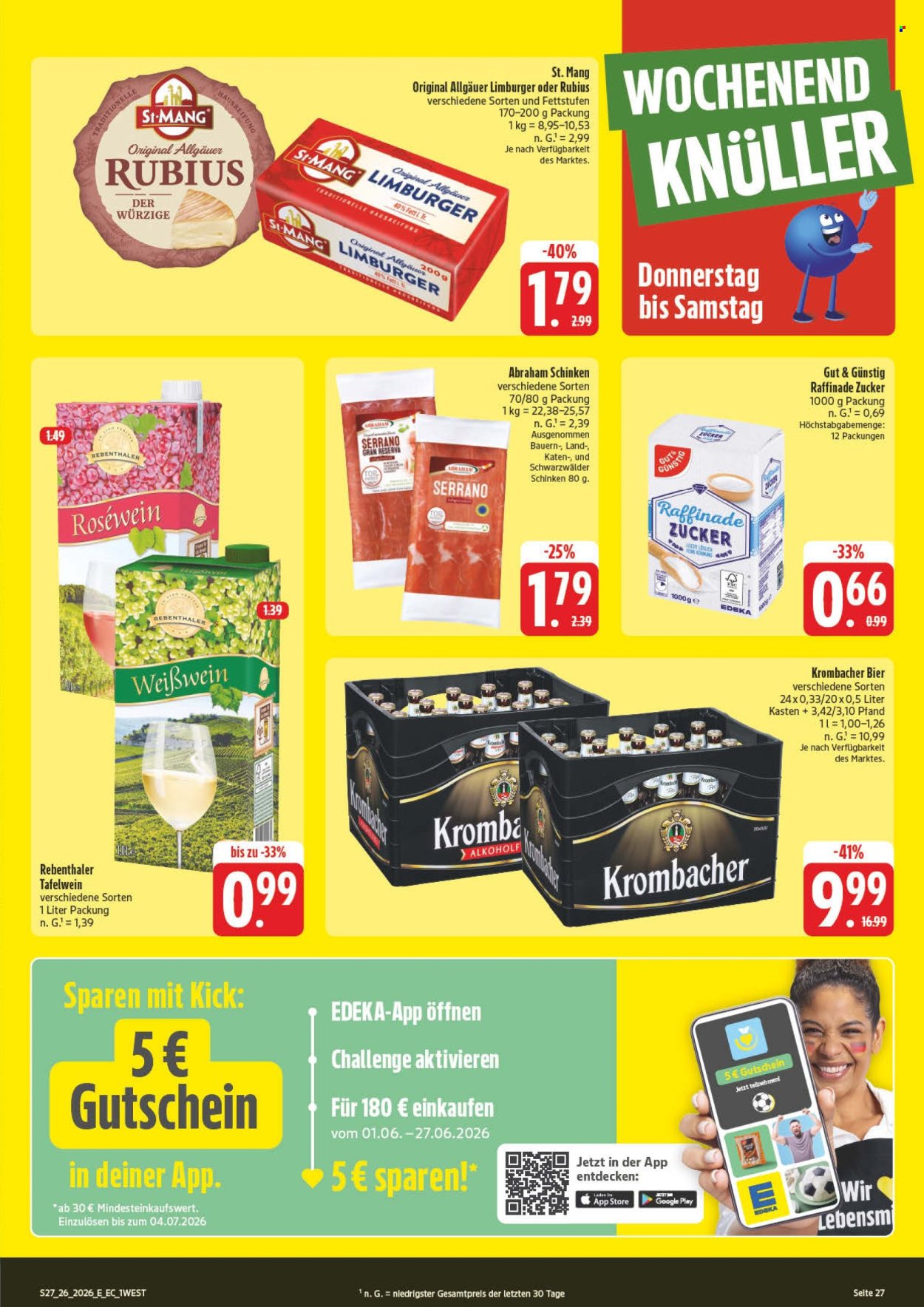 Edeka Prospekte  - 22.06.2026 - 27.06.2026. Seite 27