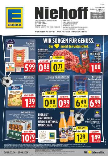 Prospekte Edeka - 22.06.2026 - 27.06.2026.