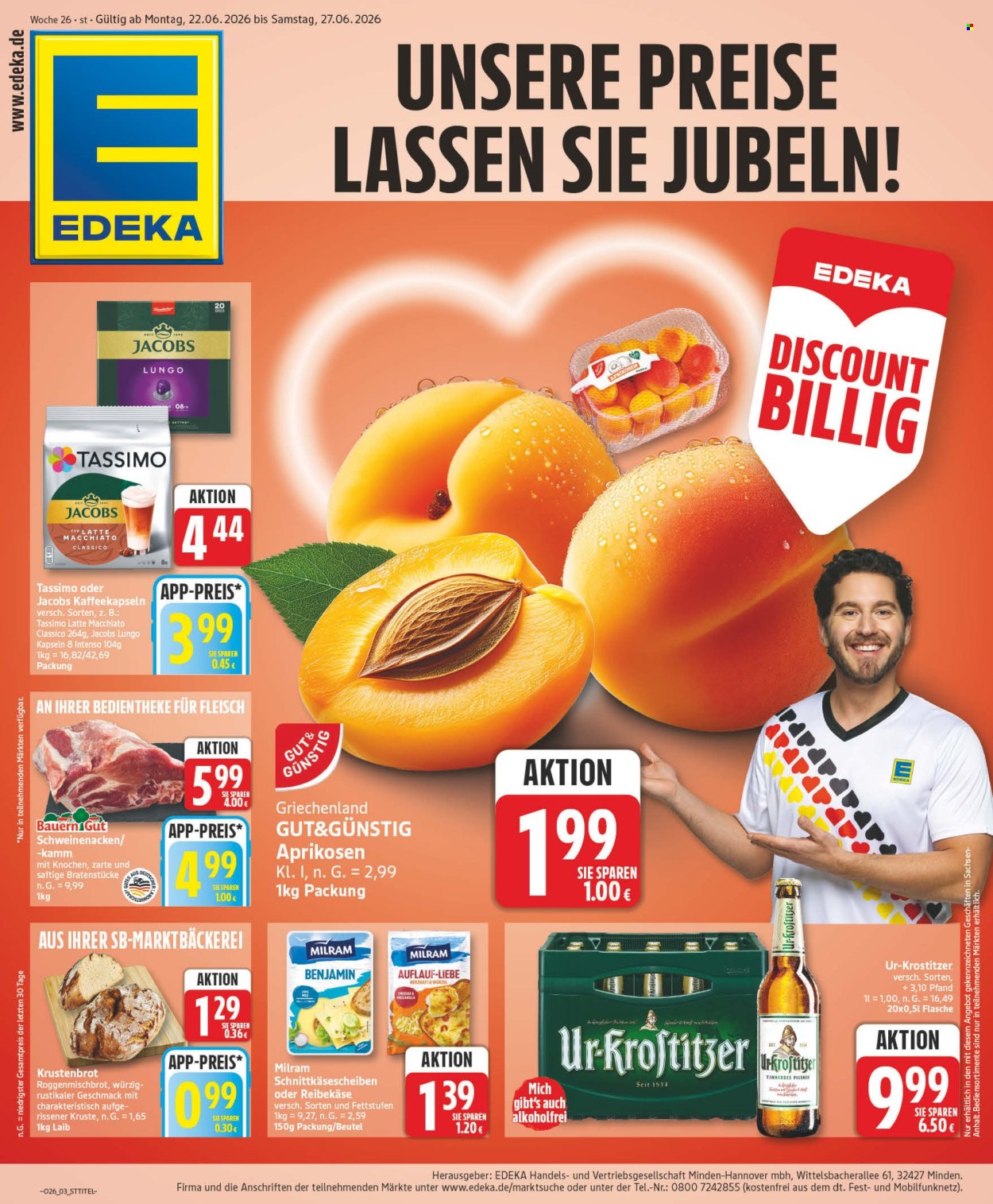 Edeka Prospekte  - 22.06.2026 - 27.06.2026. Seite 3