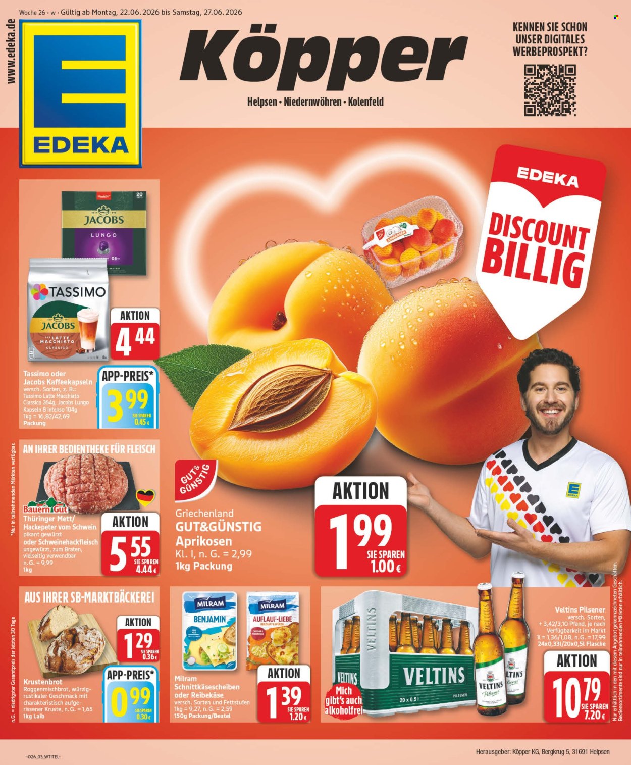 Edeka Prospekte  - 22.06.2026 - 27.06.2026. Seite 3
