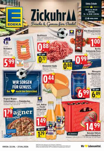 Prospekte Edeka - 22.06.2026 - 27.06.2026.
