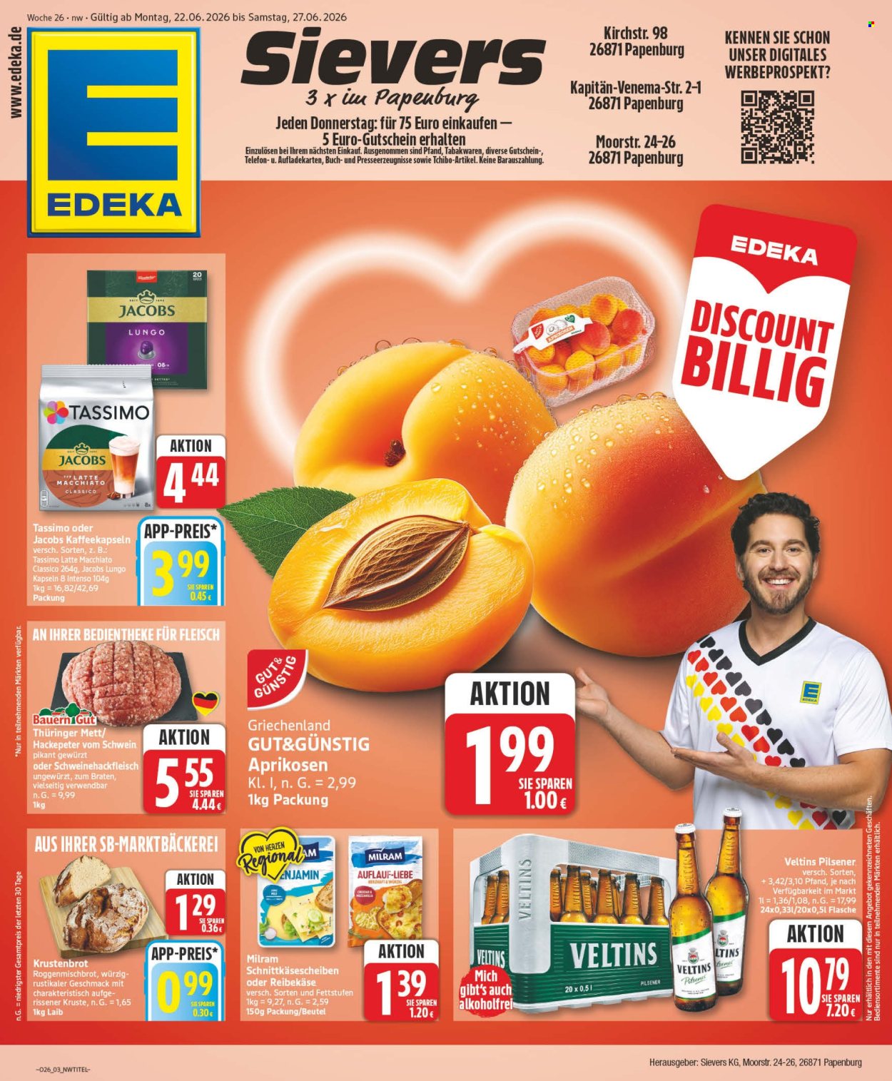 Edeka Prospekte  - 22.06.2026 - 27.06.2026. Seite 3