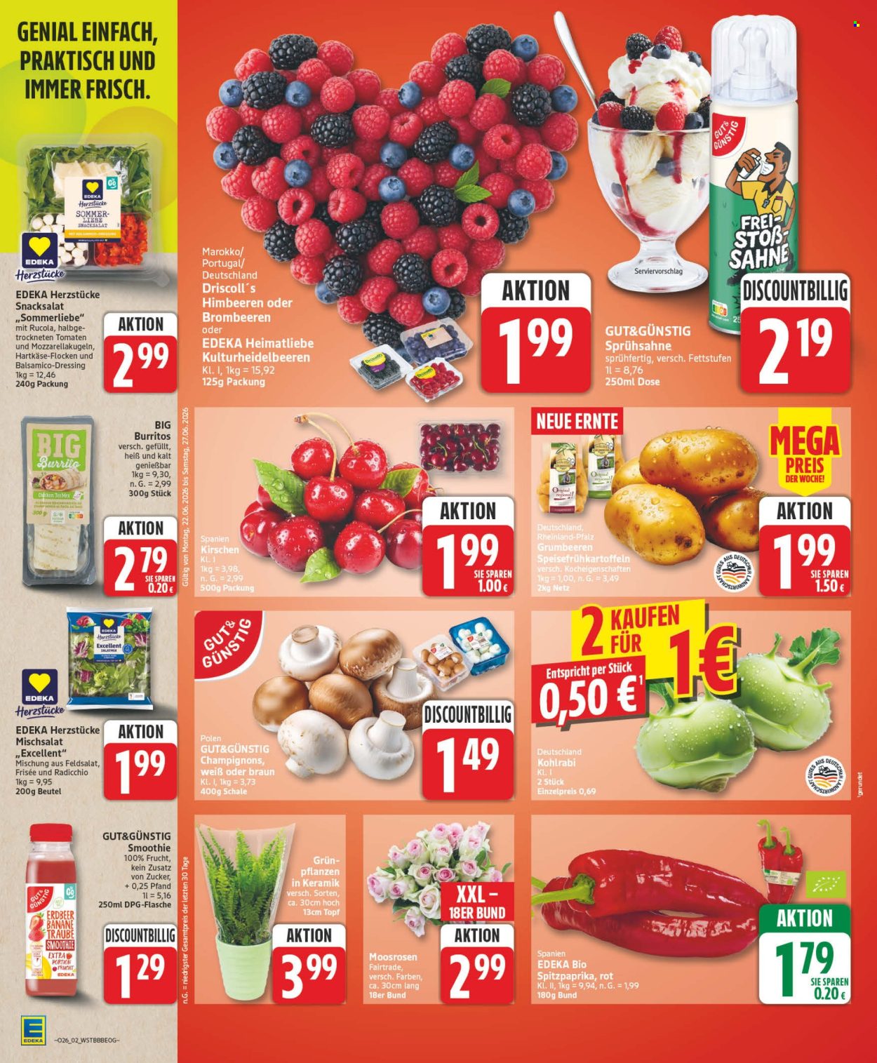 Edeka Prospekte  - 22.06.2026 - 27.06.2026. Seite 2