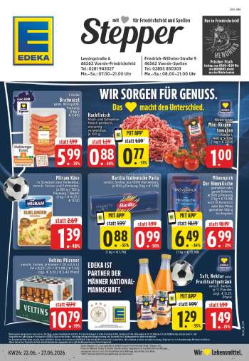 Prospekte Edeka - 22.06.2026 - 27.06.2026.