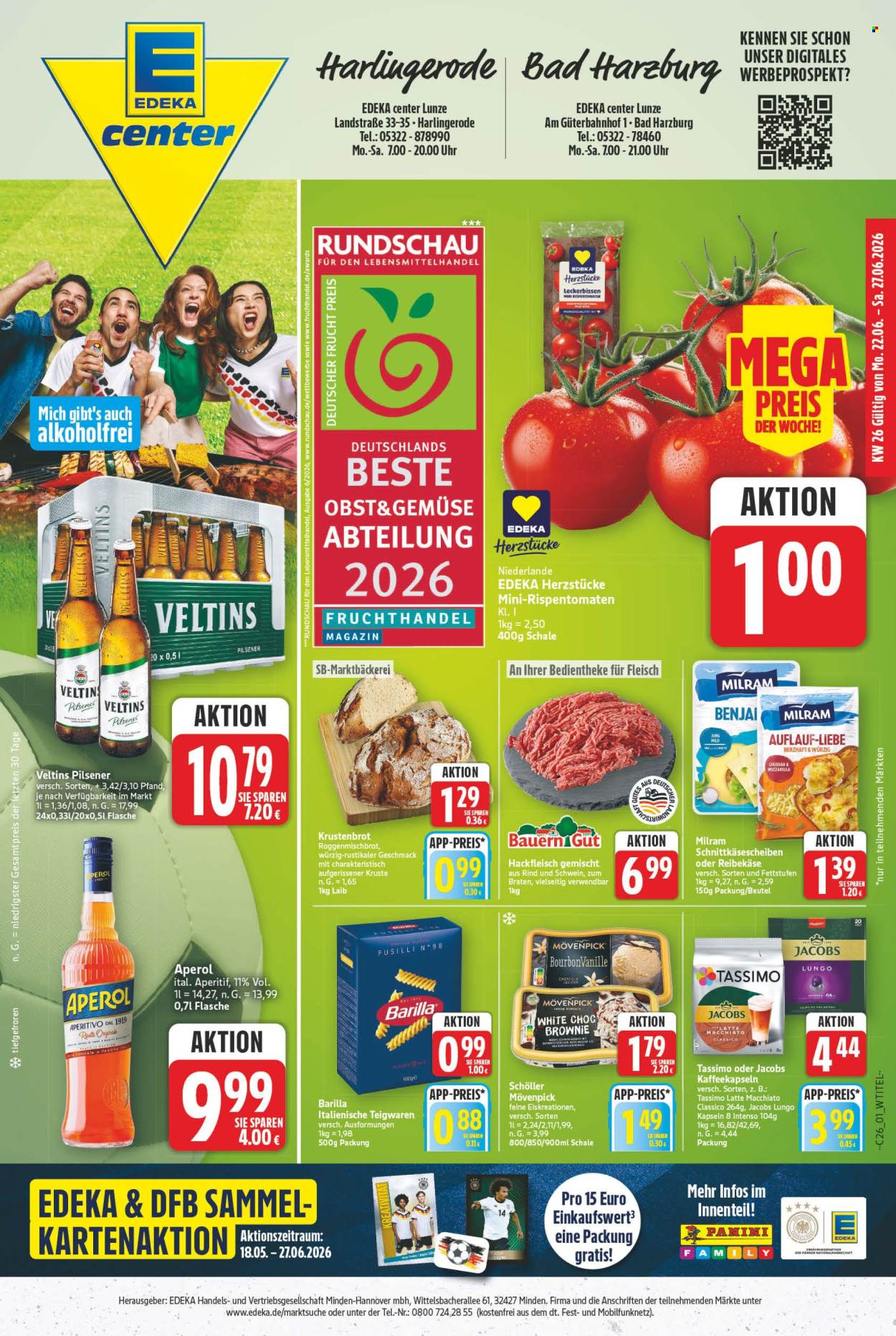 E center Prospekte  - 22.06.2026 - 27.06.2026. Seite 1