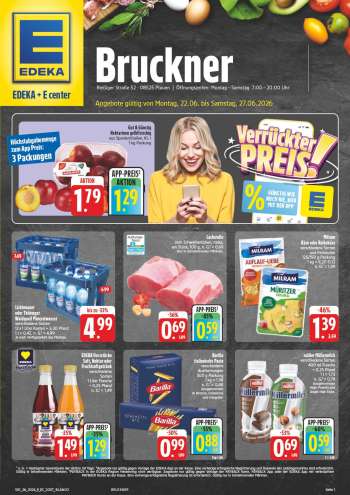 Prospekte E center - 22.06.2026 - 27.06.2026.