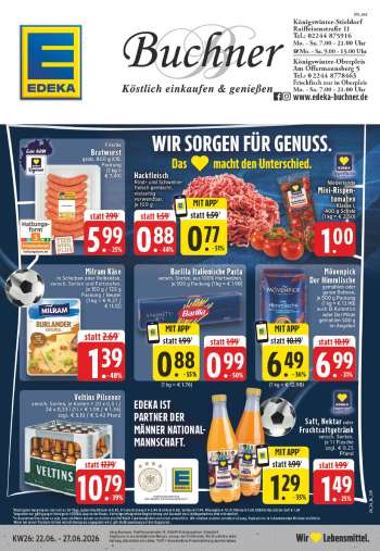 Prospekte Edeka - 22.06.2026 - 27.06.2026.