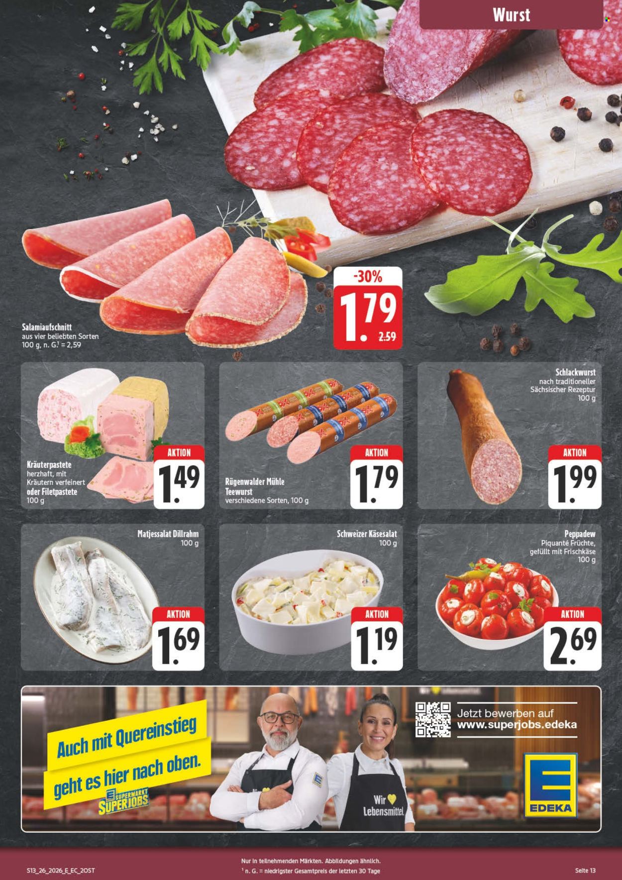 Edeka Prospekte  - 22.06.2026 - 27.06.2026. Seite 13