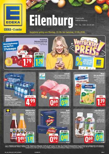 Prospekte E center - 22.06.2026 - 27.06.2026.